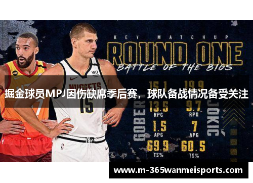 掘金球员MPJ因伤缺席季后赛，球队备战情况备受关注